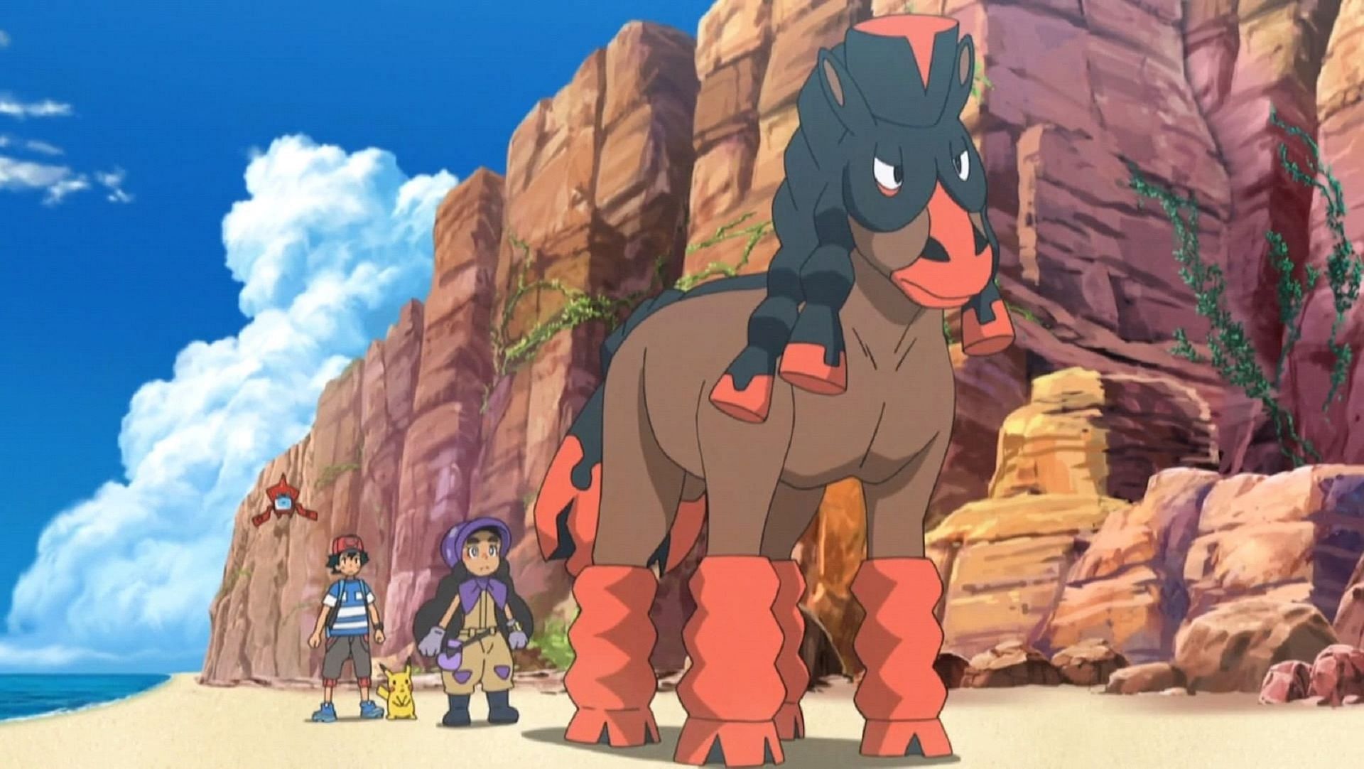 Mudsdale in the anime (Image via The Pokemon Company)
